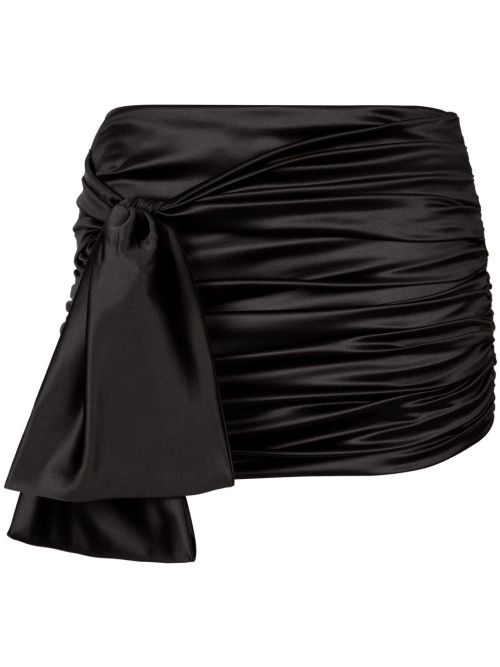 Mini skirt with knot