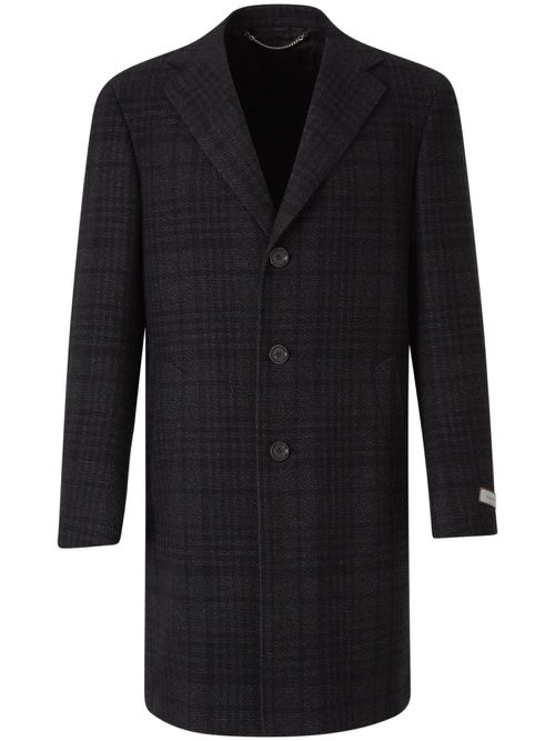 Checked coat - Grey