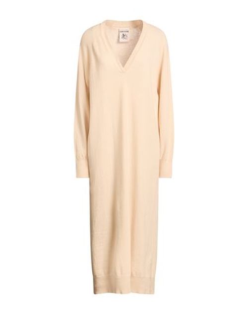 Woman Midi dress Beige Size S Virgin Wool, Cashmere