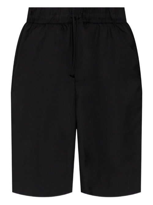 Officine Generale cotton bermuda shorts - Black