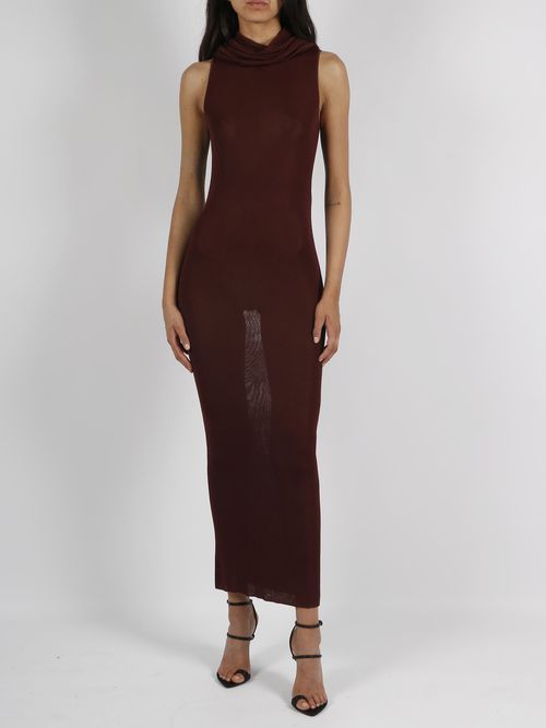 Hooded Knit Dress