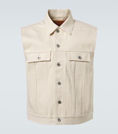 DRKSHDW denim vest