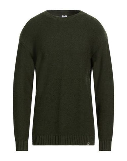 Man Sweater Military green Size XXL Modal, Wool