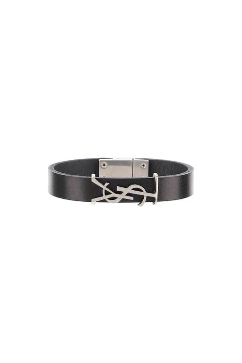 Leather bracelet ysl