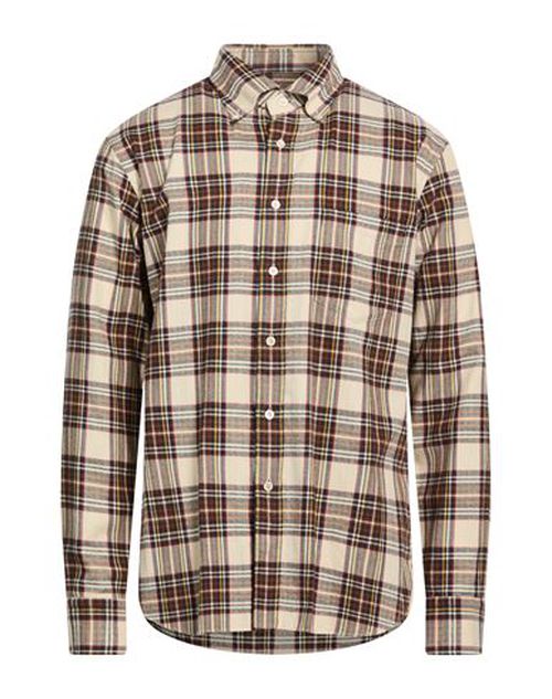 Man Shirt Beige Size 15 ¾ Cotton