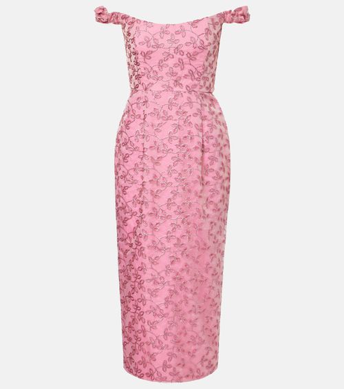 Amina sequined midi dress
