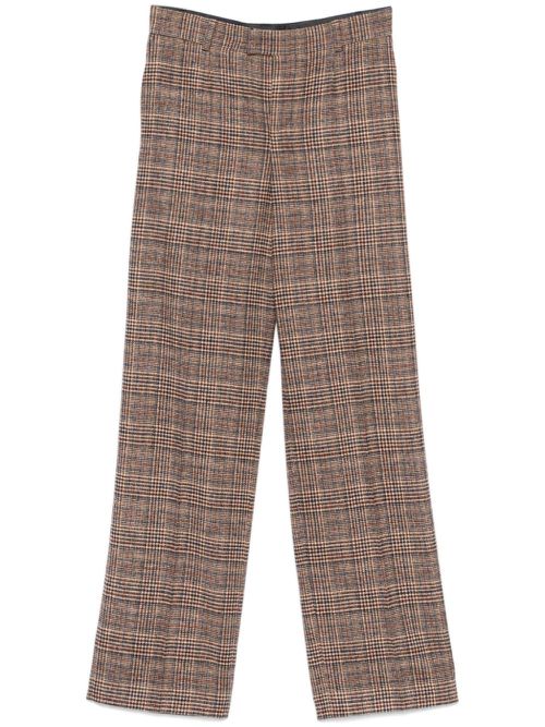 Straight-leg trousers - Brown