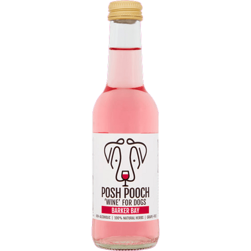 Woof & Brew Posh Pooch Dog Wine - Rose / One
