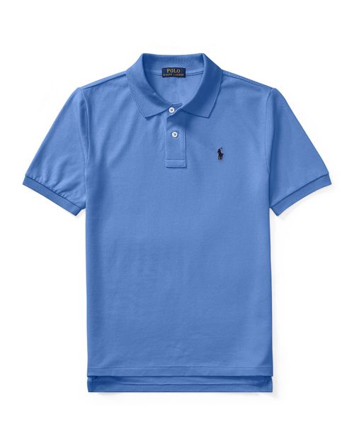 Short-Sleeve Logo Embroidery Polo Shirt