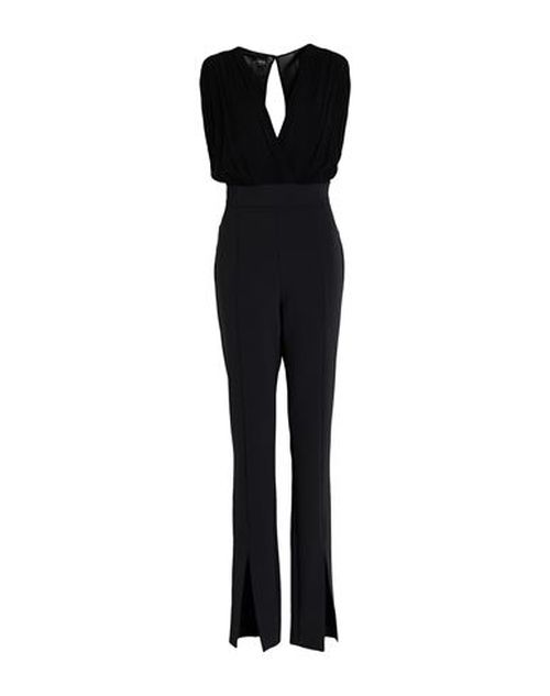 Woman Jumpsuit Black Size 8 Polyester, Elastane