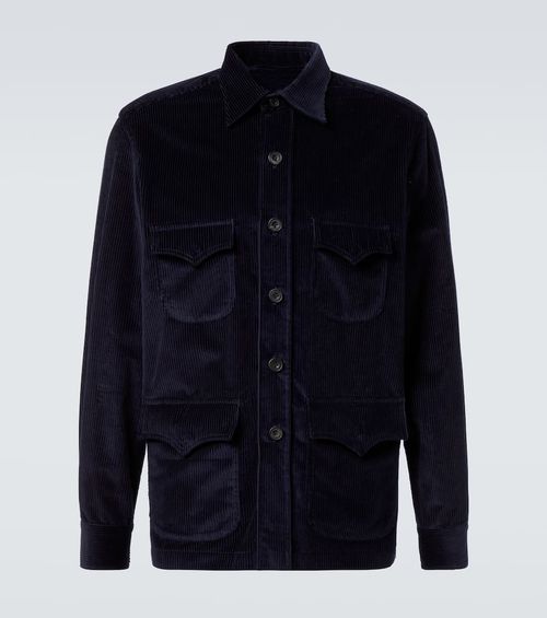 Cotton corduroy Western shirt