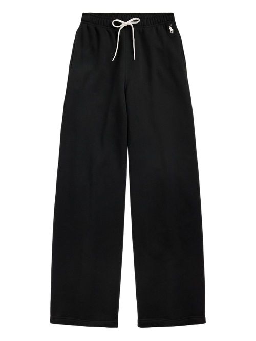 Drawstring track pants - Black