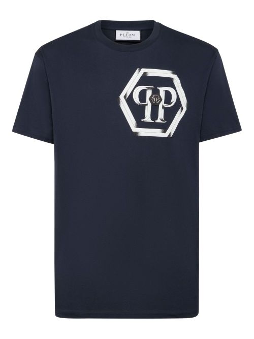 Philipp Plein Hexagon-logo T-shirt - Blue