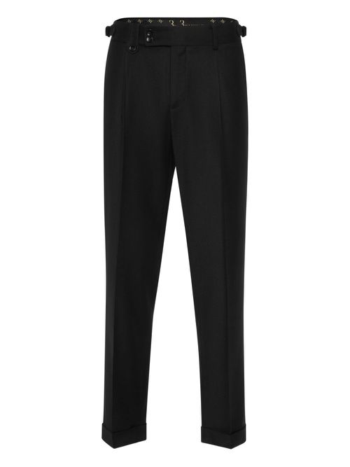 Wool trousers - Black