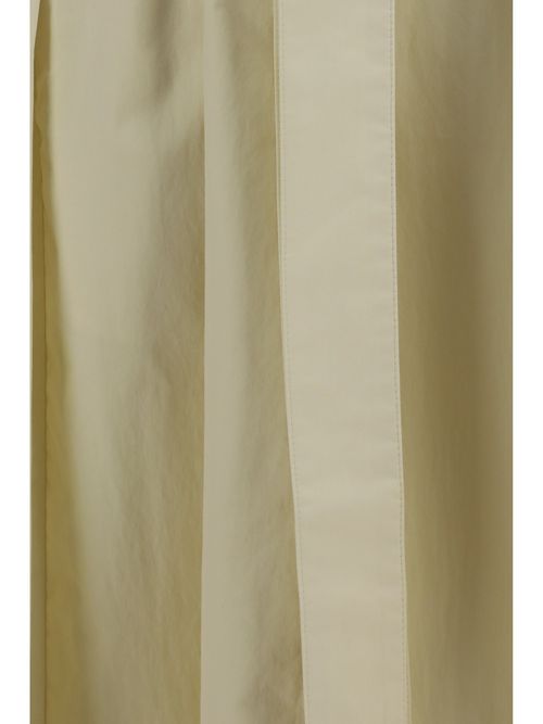 Cotton-Nylon Blend Trench Coat — Cream