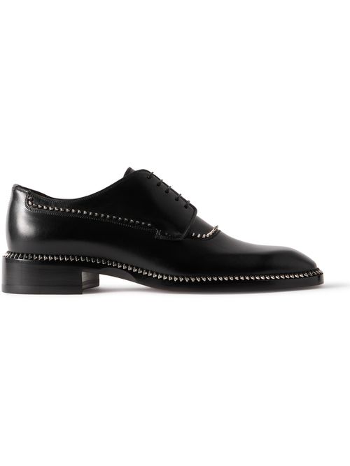 Cocoriclou Studded Leather Derby Shoes