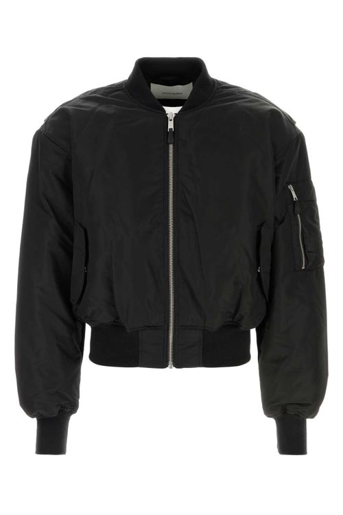 Broad Bomber Jacket — Black