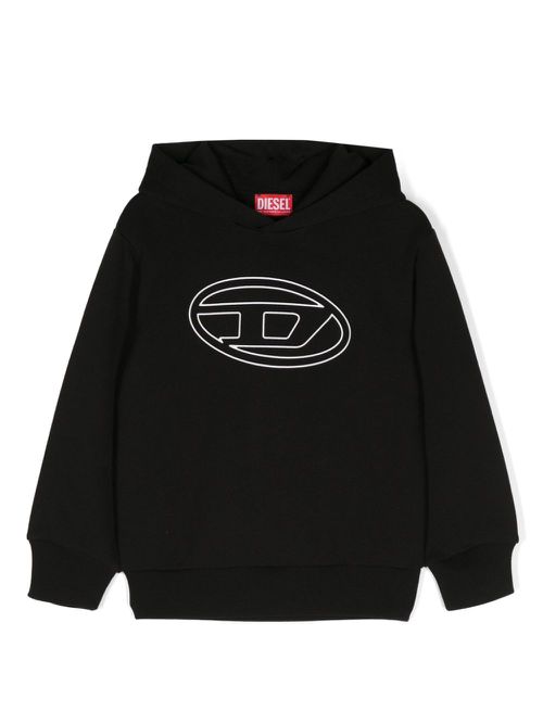 Sbigovalhood cotton hoodie - Black