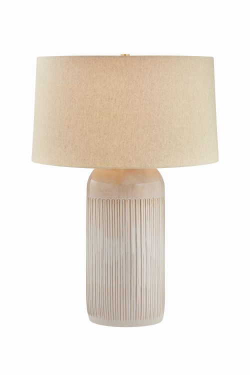 Aged Brass Table Lamp from the Stevens Point Collection