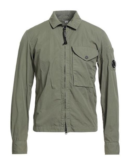 C. p. Company Man Shirt Military green Size 3XL Cotton
