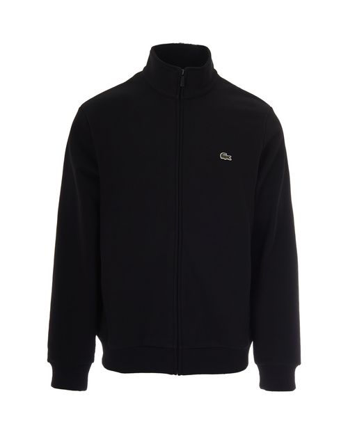 Logo-Embroidered Cotton-Blend Sweatshirt — Black
