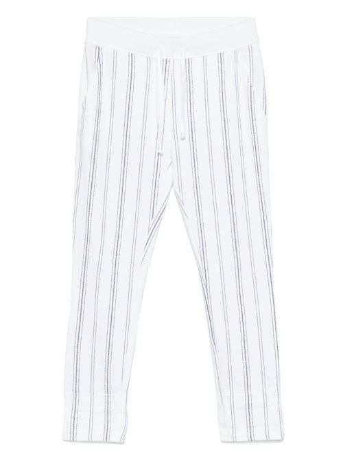 Cotton-blend pants - White