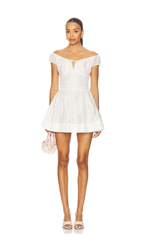 Camila Coelho KLEID ANASTACIA in White. Größe XS. Also in L