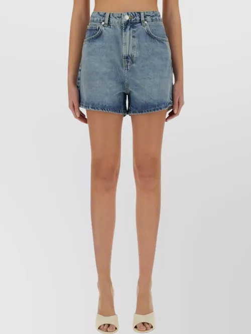 Moschino - denim shorts featuring belt loop