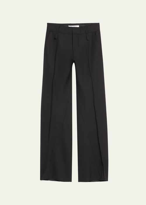 Men's Pleated Wool Trousers