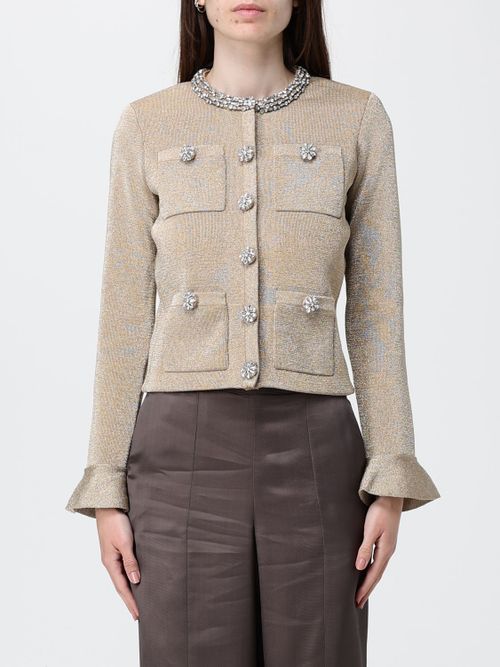 Cardigan Woman color Gold