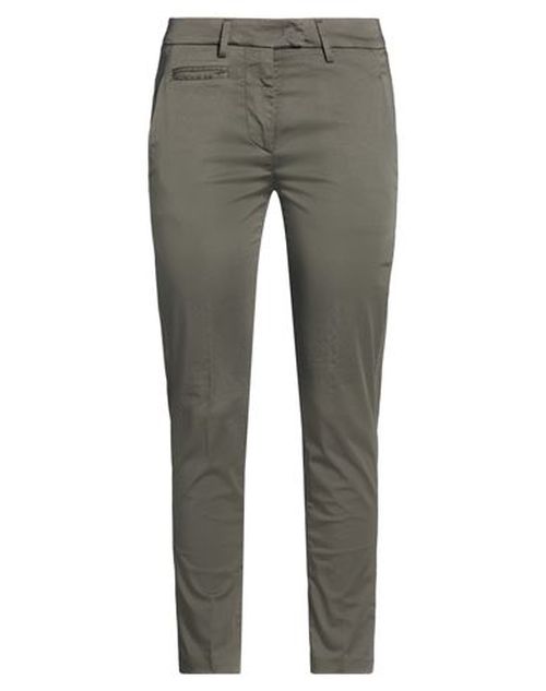 Woman Pants Grey Size 26 Cotton, Elastane