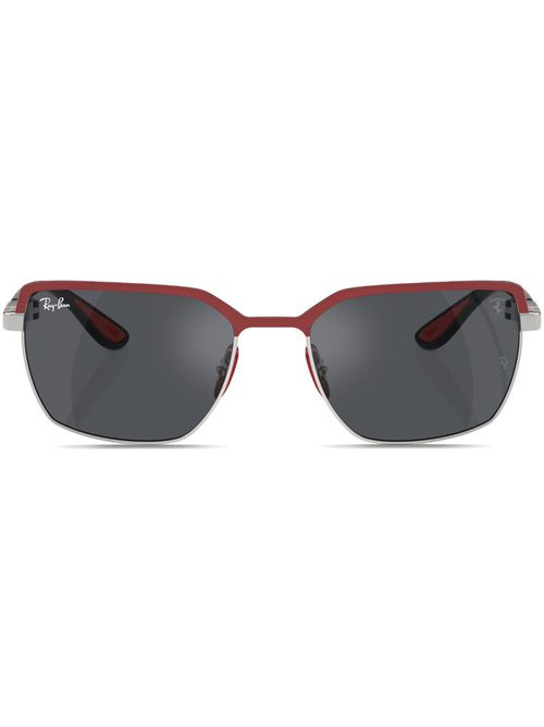 X Scuderia Ferrari square-frame sunglasses - Red