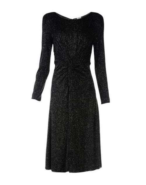 Woman Midi dress Black Size 8 Acetate, Elastane