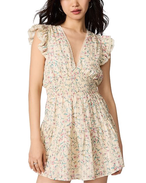 Lucienne Smocked Waist Dress