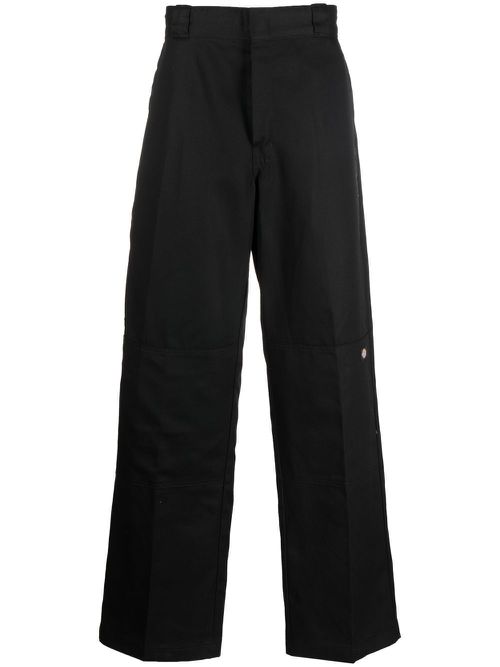 Straight-leg trousers - Black