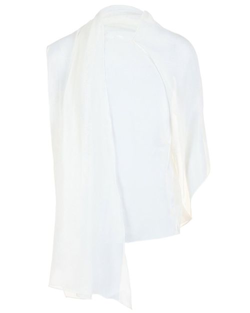 Asymmetrical Shawl Blouse
