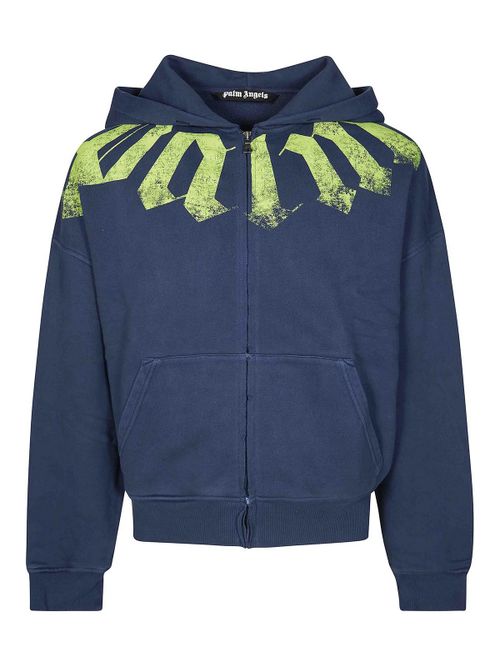 Big Neck Logo Zip Loose Hoody