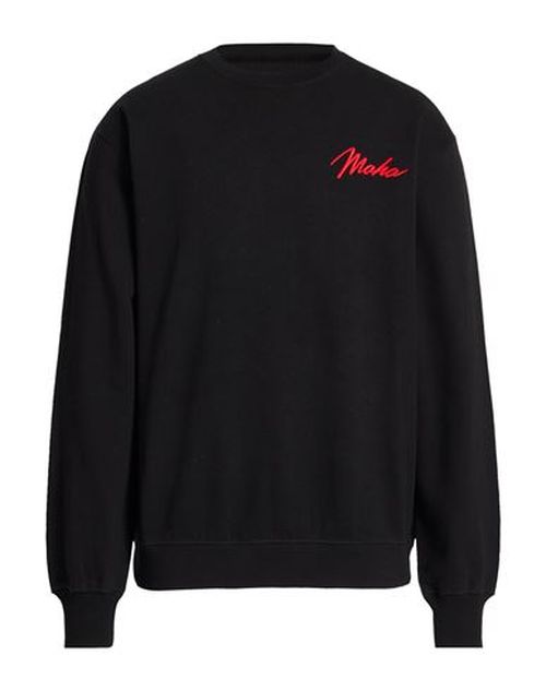 Man Sweatshirt Black Size L Organic cotton