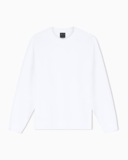 Stretch Bonded Cotton Sweatshirt