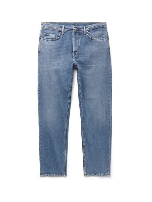 River Slim-Fit Tapered Stretch-Denim Jeans
