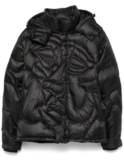 Kissing puffer jacket - Black