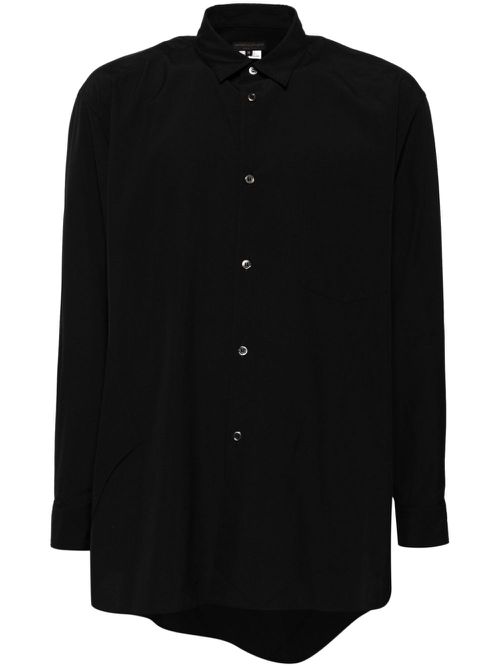 Pocket-patched shirt - Black