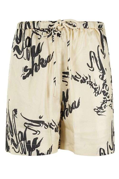Ceylin Logo-printed Drawstring Shorts