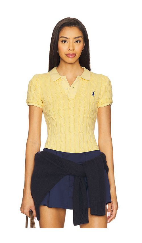 Polo Ralph Lauren Short Sleeve Polo in Fall Yellow. L also in