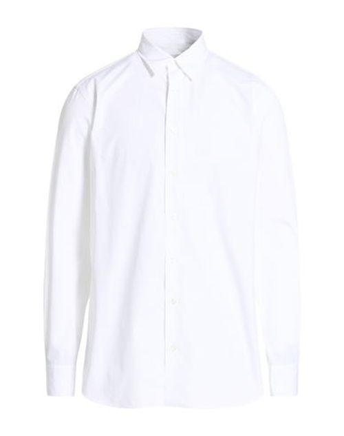 Man Shirt White Size M Cotton