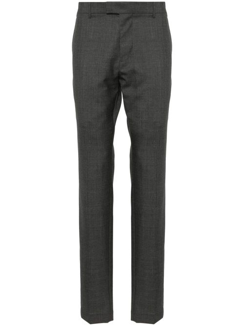 Tailored virgin wool trousers - 055 HEATHER GREY