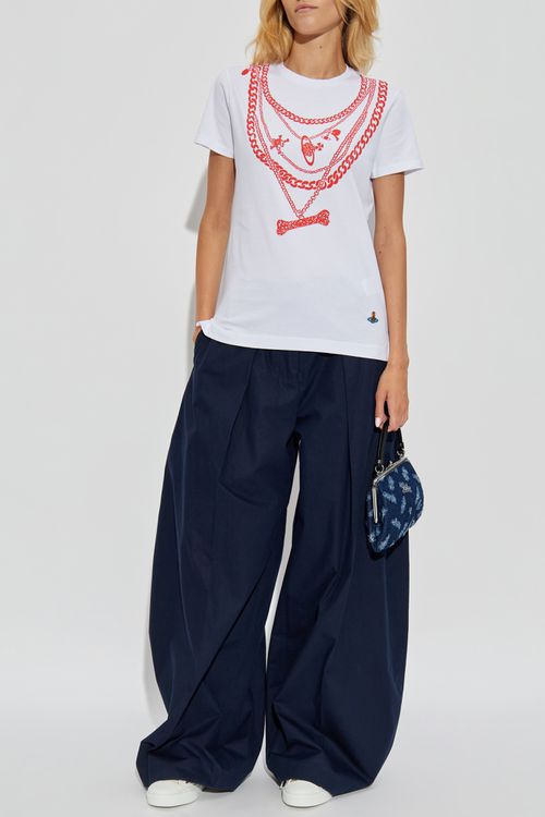 T-shirt With Print, Women's, White