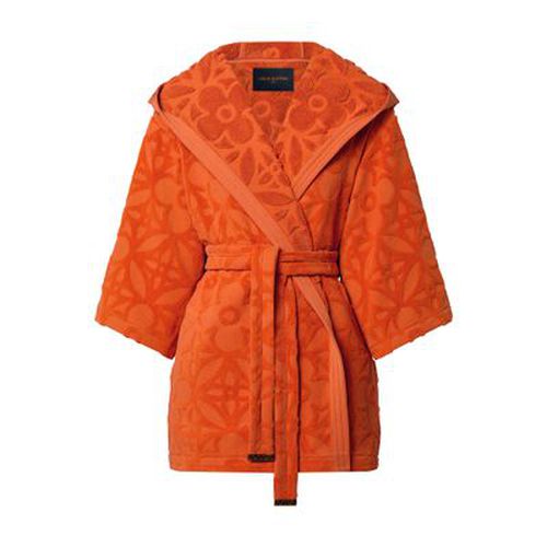 Monogram Flower Toweling Robe
