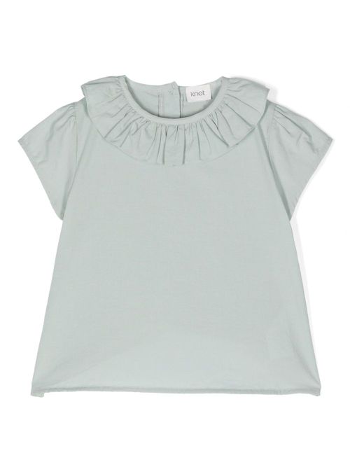 Alma cotton blouse - Green