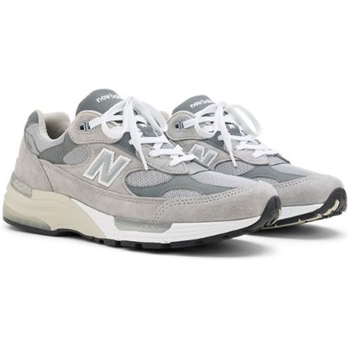 New Balance Unisex Made in USA 992 Core in Grey Suede/Mesh, size 3.5